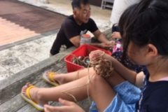 夏休みの自由工作にもピッタリ！浮き球づくり♪