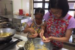 雨でも安心！おやつ＆三線教室